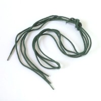 Sznurowadło cienkie 120 cm zielone para