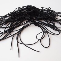 Sznurowadło 70 cm czarne para