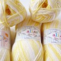 Włóczka Alize Baby Best batik - skład: 90% akrylik; 10% bambus, wiskoza (anti-pilling) - motek 100g/240 mb