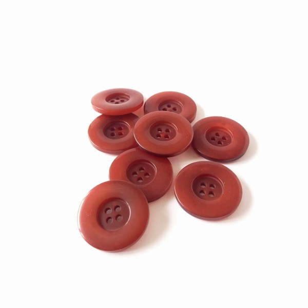 Guzik  25 mm  płaszczowy