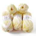 Włóczka Alize Baby Best batik przeznaczona dla dzieci na sweterki, czapki. - skład: 90% akrylik; 10% bambus, wiskoza (anti-pilling) - motek 100g/240 mb