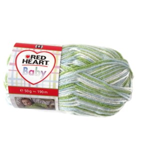 Włóczka Baby Red Heart dla niemowlaków i małych dzieci. Bardzo miła w dotyku. -  motek 50g / 190m/ 185 m - skład 100% acrylic - kolor 8535