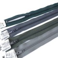 Zamek błyskawiczny (suwak, ekler), spirala, rozdzielczy, do kurtki produkcji japońskiej YKK, bardzo dobrej jakości - długość : 50 cm