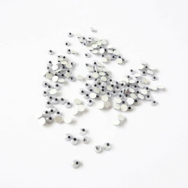Oczy do maskotek do przyklejenia  3 mm / małe oczka