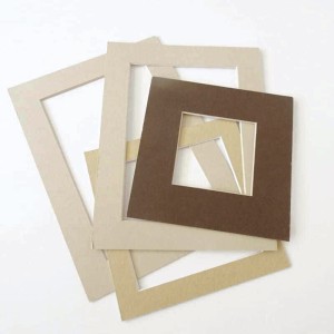 Karta passe-partout do oprawiania obrazów, zdjęć, - zestaw 4 szt