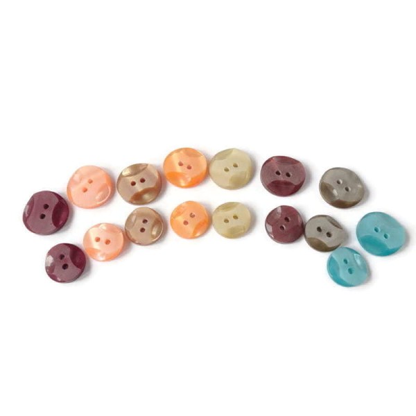 Guzik perłowy 13 i 16 mm   kpl