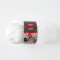 Włóczka Red Heart Soft - motek 100g /167 m - 100% polyacryl  - druty 4-5 - kolor biały