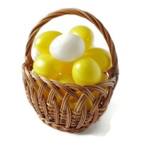 Jajko kolorowe z plastiku