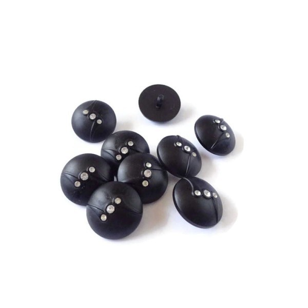 Guzik z oczkami 25 mm kpl/ 6 szt