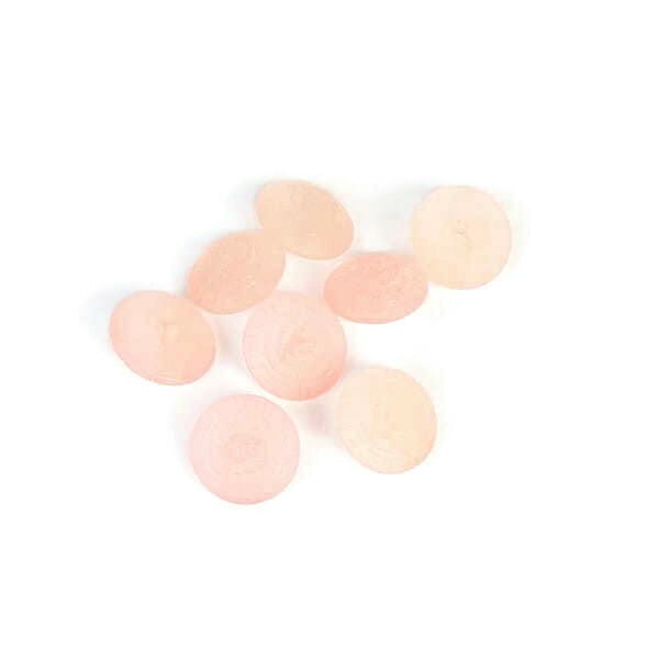 Guzik  różowy 23 mm 6 szt