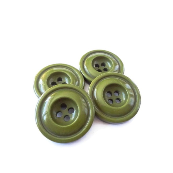 Guzik  zielony kpl 5 szt