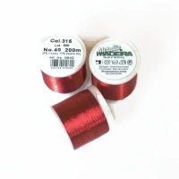 Nici Metallic nr 40 gładkie