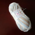 Włóczka Alize Baby Best batik (color 6657) - skład: 90% akrylik; 10% bambus, wiskoza (anti-pilling) - motek 100g/240 mb - cena za motek/szt