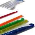 Szydełko kolorowe do robótek wełną