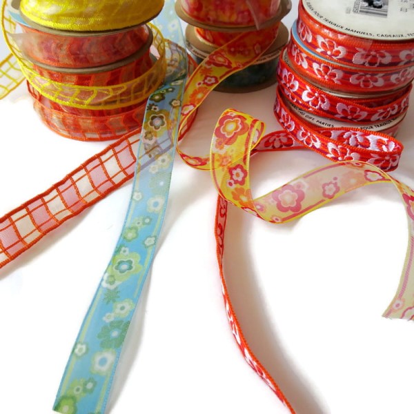 Wstążka ozdobna kpl/2 x 4 m