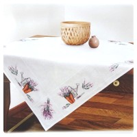 Serweta 19-559 do haftu krzyżykowego lawenda