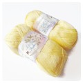 Włóczka Amber - skład: 100% mikrofibra - motek 100 g /275mb  -  druty 2-4 - kolor żółty