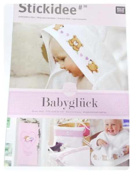 Hardanger Stick-Idee nr 38 Babygluck ( Szczęście dziecka)