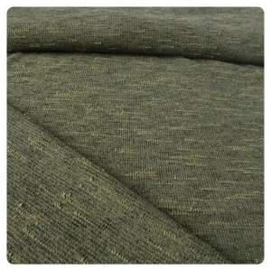 Tkanina dzianinowa elastyczna w kolorze ciemno zielonym-szerokość 150 cm