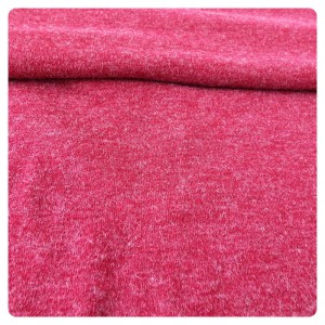 Tkanina dzianina elastyczna w kolorze malinowo-bordowym - szerokość 150 cm - Cena za kupon / 2,20 mb x 1,50 mb