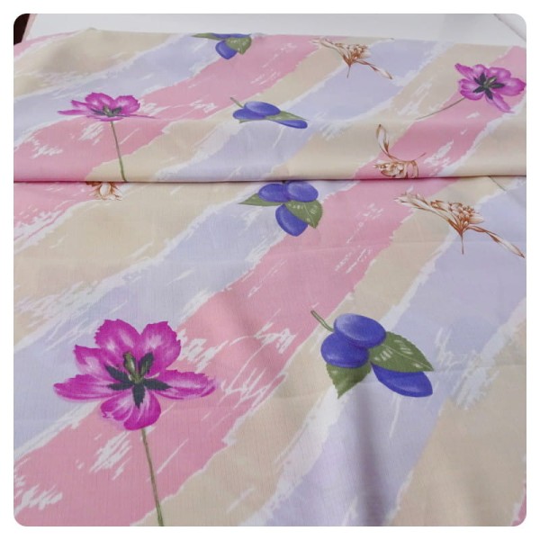 Tkanina żorżeta wzory