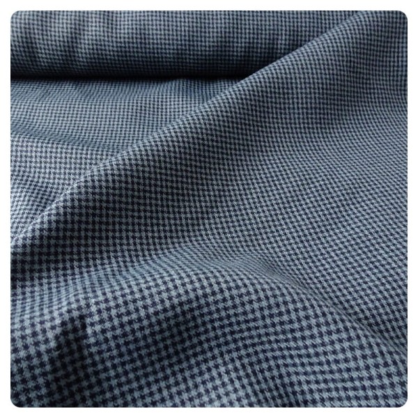 Tkanina szara w kratkę