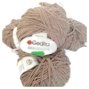 Włóczka For You produkcji Gedifra jakość super  - skład 100% wełna merino - motek 50g - 125m  - do drutów 3,5-4