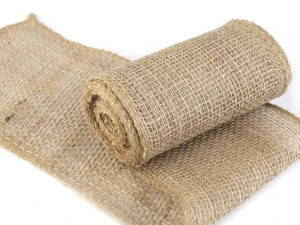 Taśma ozdobna, jutowa w kolorze naturalnym     - szerokość 20 cm     - dekoracyjna, do różnych aranżacji