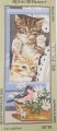 Kanwa z nadrukiem  (bez muliny) RO 137 30 firmy Royal Paris, na kanwie beżowej, usztywnionej, dołączona numeracja muliny Anchor. Do haftu krzyżykowego lub gobelinowego (półkrzyżykiem)  potrzeba 15  kolorów muliny Anchor.   - Rozmiar obrazka 19 cm x 49 cm