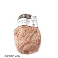 Włóczka Catania Fine 50 g/165m - kolor morelowy 0369