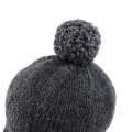 czapka zimowa męska z pomponem wykonana z mieszanki wełny