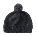 czapka z pomponem w kolorze szarym-męska