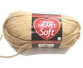 Włóczka Red Heart Soft - motek 100g /167 m - 100% polyacryl  - druty 4-5 - kolor beżowy