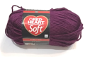 Włóczka Red Heart Soft - motek 100g /167 m - 100% polyacryl  - druty 4-5 - kolor fioletowy