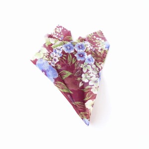 Chusteczka poszetka  kolorowa, do kieszeni marynarki - Rozmiar : 25 cm x 25 cm