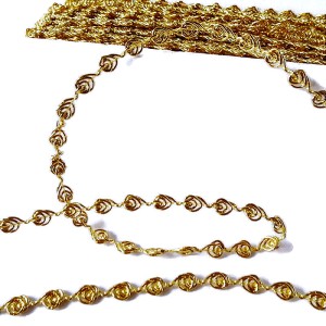 Taśma ozdobna, do celów zdobniczych, do stosowania w krawiectwie,  - szerokość 8 mm