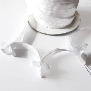 Taśma do marszczenia firanek, biała, na 3 zakładki - szerokość taśmy 25 mm