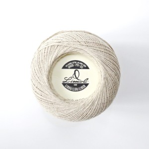 Kordonek Limol w kolorze surowym, naturalnym - 40% len / 60 % bawełna, grubość 6 - 100 g / 455 mb