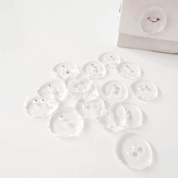 Guzik pościelowy / guzik przezroczysty