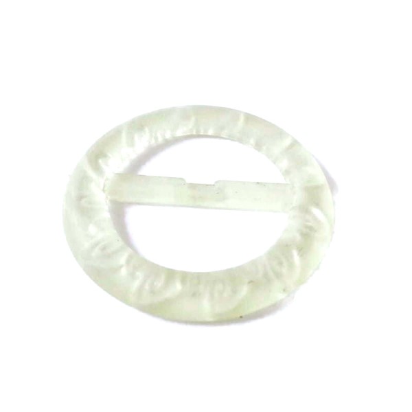 Klamra okrągła  oliwkowa 