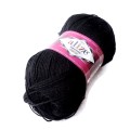 włóczka superwash comfort w kolorze czarnym na skarpetki