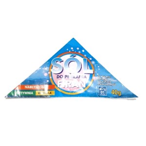 Sól do płukania firan ręcznie i automatycznie, torebka g