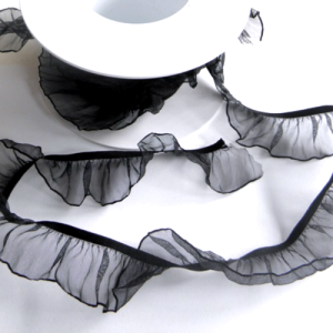 Gumofalbanka 3 cm w kolorze czarnym