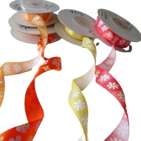 Wstążka w kwiatki 16 mm kpl / 2 mb