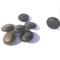 Guzik  zielony a la skóra 25 mm 