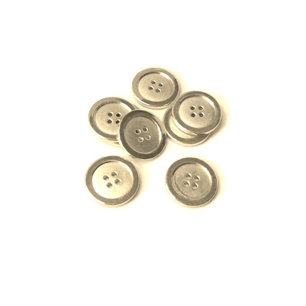 Guzik kolor złoty 25 mm / kpl 6 szt