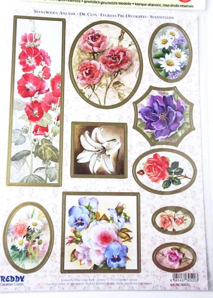 Karta ze wzorami 3D 30520