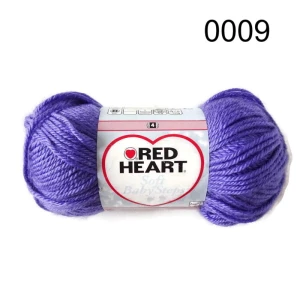 Włóczka  Soft Baby Steps produkcji Red Heart, akryl przyjazny dla dzieci  - waga 100 g / 164 mm - kolor fioletowy