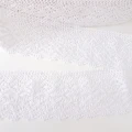 Koronka bawełniana w kolorze białym,         - produkcja polska.     - szerokość 10 cm     - do stosowania w krawiectwie, do celów zdobniczych