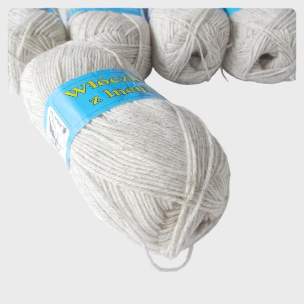 Włóczka z lnem / Arelan/100g/520m